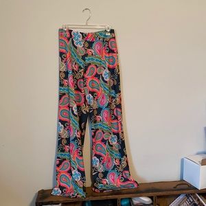 Paisley palazzo pants